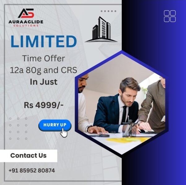 12a 80g and CRS Private Limited Company Registration